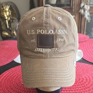 U.S. Polo Assn. Brown Baseball Cap